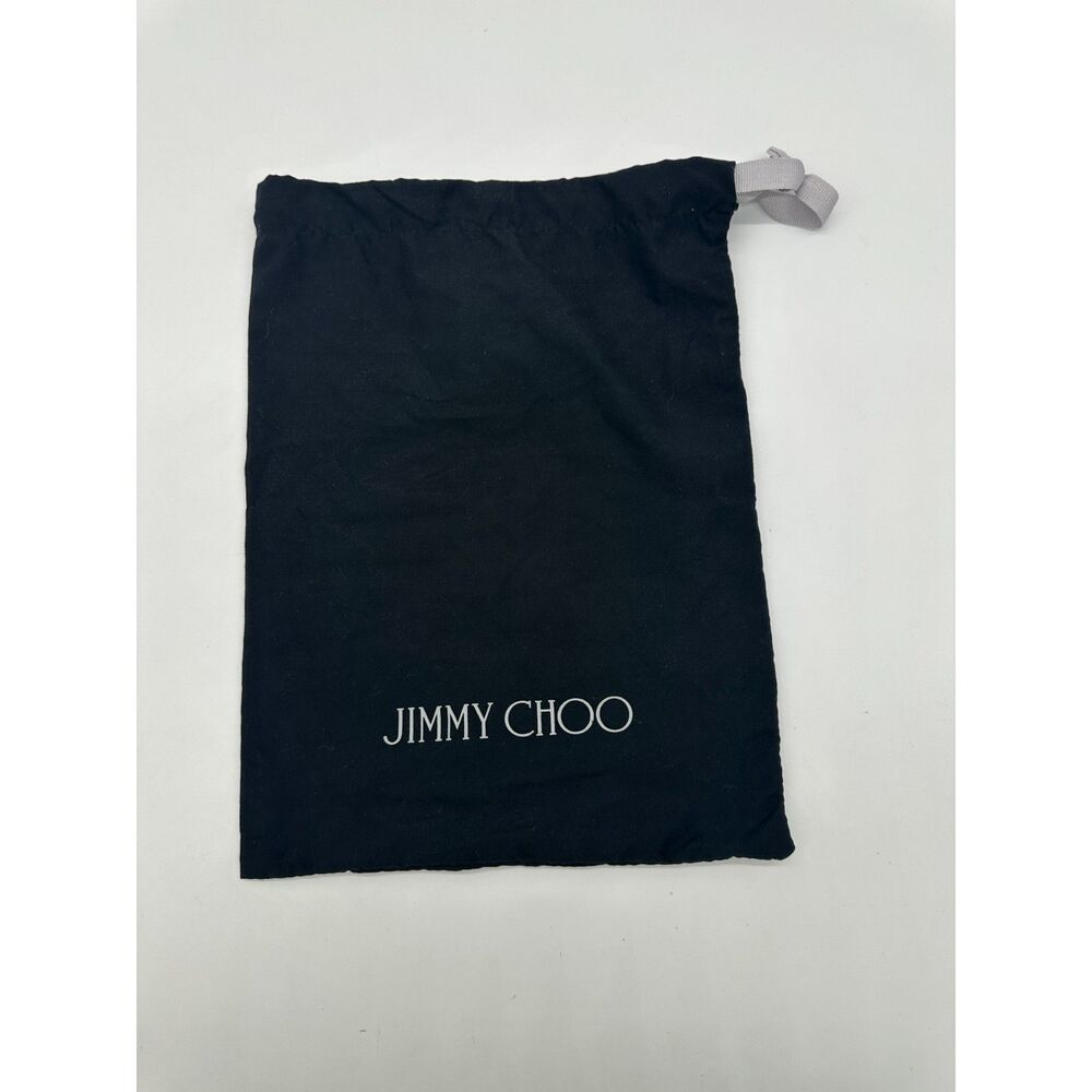 Jimmy Choo Dust Bag For Shoes 10 X 14 Drawstring Bag Black